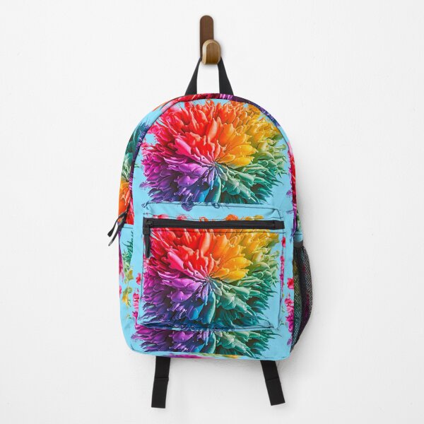 Item preview, Vibrant Rainbow Paint Explosion | Light Blue designed and sold by PinkGoddessLove.
