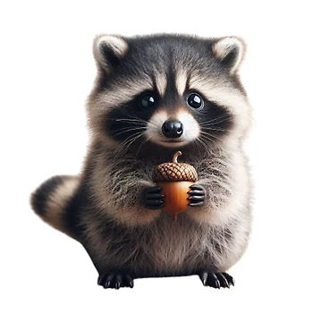 Artwork thumbnail, Pedro Raccoon by Roca79