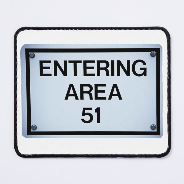 Item preview, Area 51 sign designed and sold by IanBakerToons.
