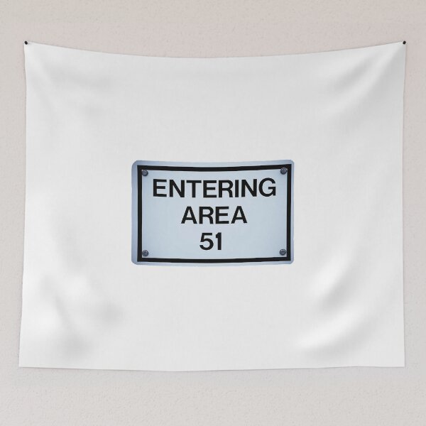 Item preview, Area 51 sign designed and sold by IanBakerToons.