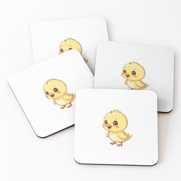 Item preview, Adorable Yellow Chick - Cute Cartoon Bird designed and sold by funartegy.