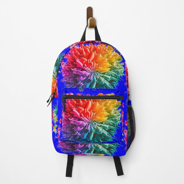 Item preview, Vibrant Rainbow Paint Explosion | Dark Blue designed and sold by PinkGoddessLove.