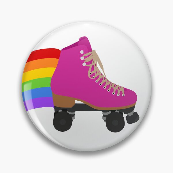 Item preview, Rainbow Pride Fuschia Skate designed and sold by amandapj98.