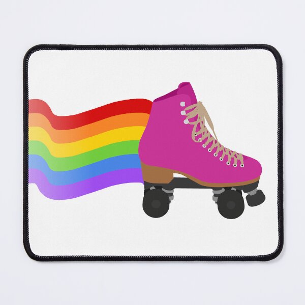 Item preview, Rainbow Pride Fuschia Skate designed and sold by amandapj98.