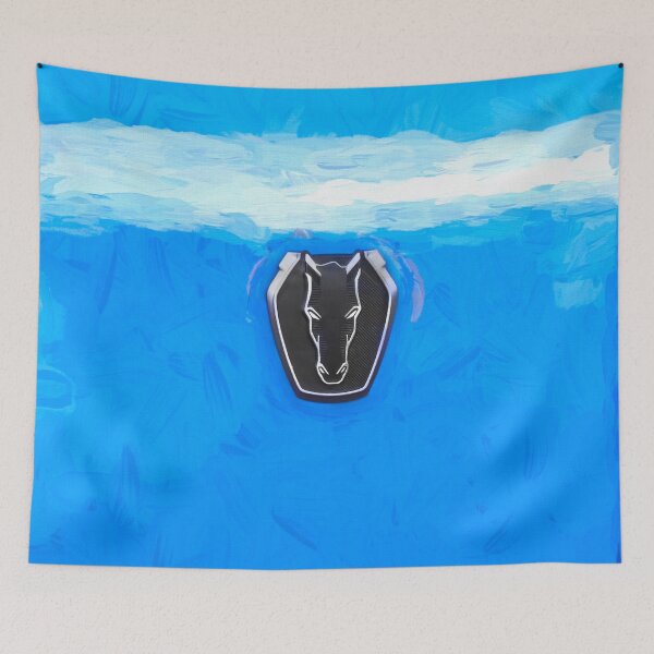 Item preview, 2024 Grabber Blue Ford Mustang Dark Horse X214 designed and sold by RichFrancoCars.