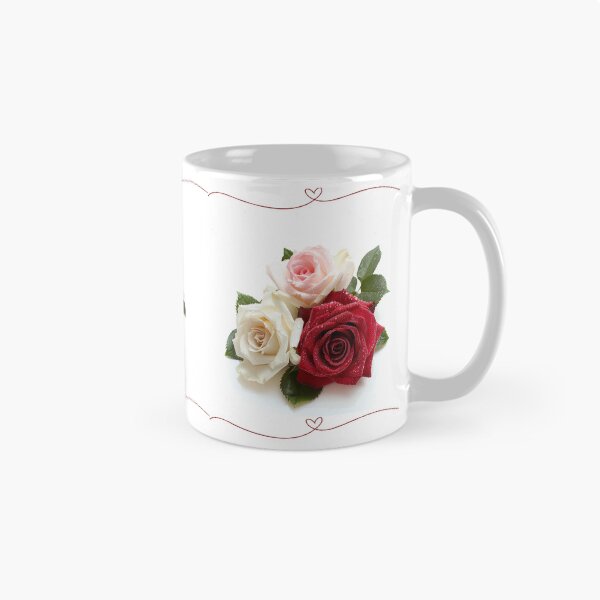 Item preview, Romance with Roses, Red, Pink & White 2/3 - Roses Collection designed and sold by Styled by Anne.
