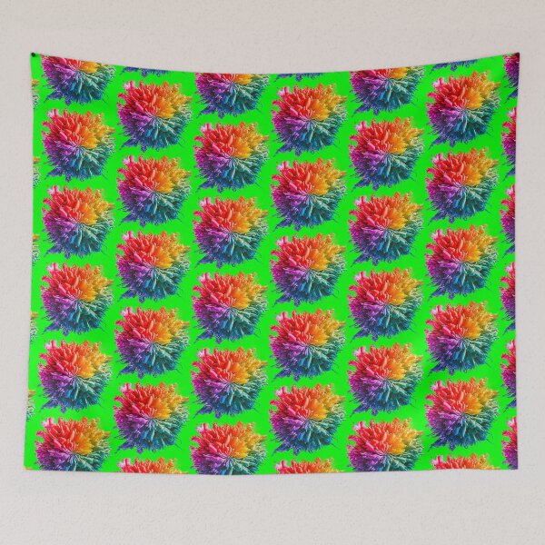 Item preview, Vibrant Rainbow Paint Explosion | Neon Green designed and sold by PinkGoddessLove.