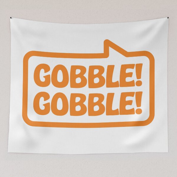 Item preview, Gobble Gobble! - Talking Shirt (Orange) designed and sold by Justin Ellis.