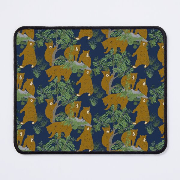Item preview, Bears in the forest on navy blue designed and sold by Sally Ellington Creative.