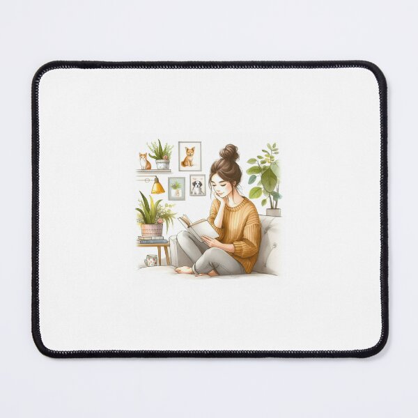 Item preview, Woman reading designed and sold by PaulaDigitalArt.