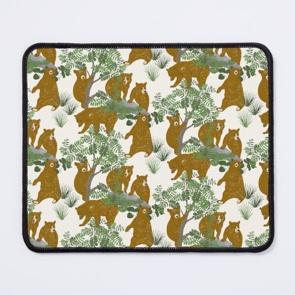 Item preview, Bears in the forest on White Background designed and sold by Sally Ellington Creative.