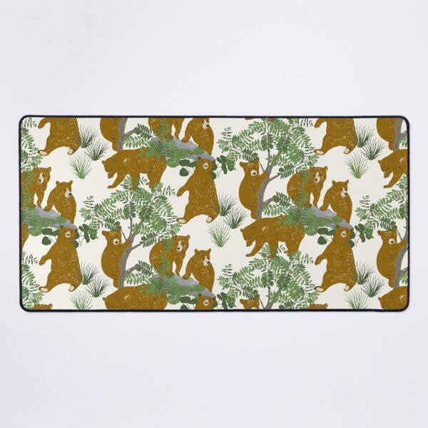 Item preview, Bears in the forest on White Background designed and sold by Sally Ellington Creative.