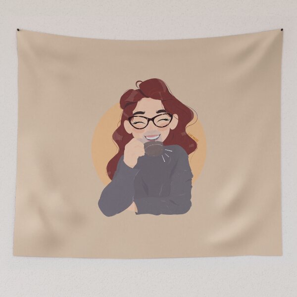 Item preview, Coffee Lover Girl designed and sold by Ludmila Vago.