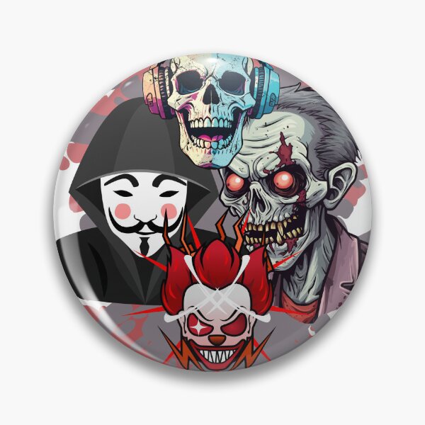 Aperçu de l'œuvre MONSTRES D'HALLOWEEN SUR CHAÎNE créée et vendue par AvrilDesigns06.