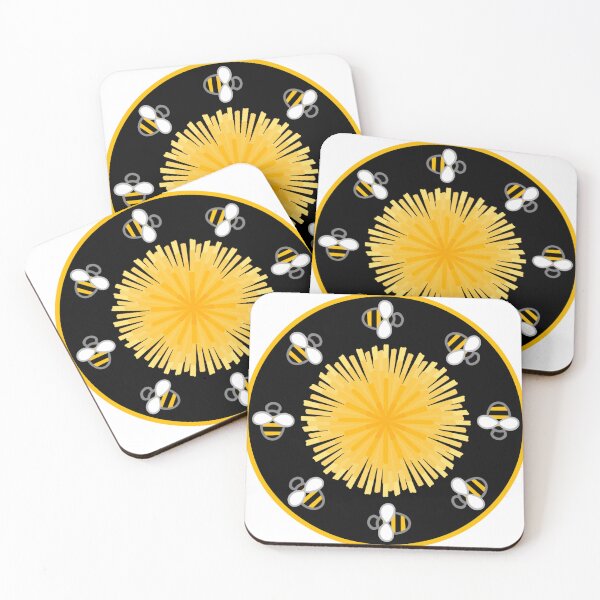 Item preview, Dandelion with Bumblebees  designed and sold by Boozhoo.