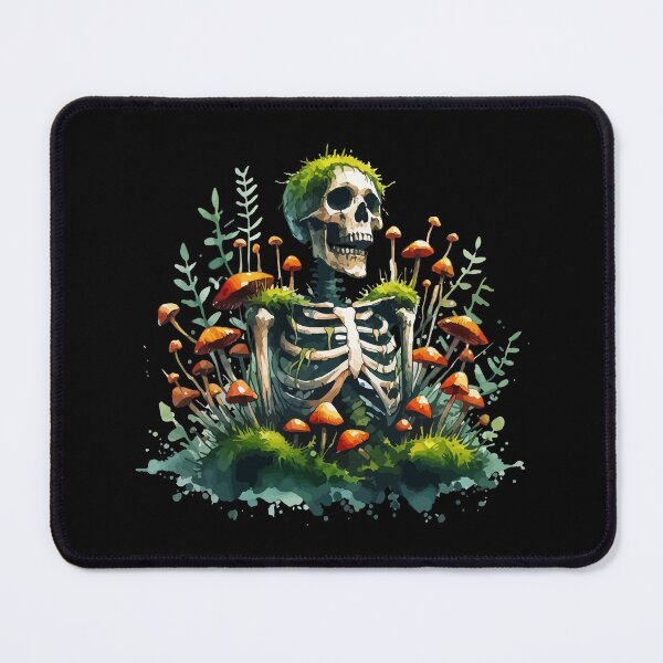 Item preview, Watercolor Botany Skeleton Mushroom designed and sold by TomFrontierArt.