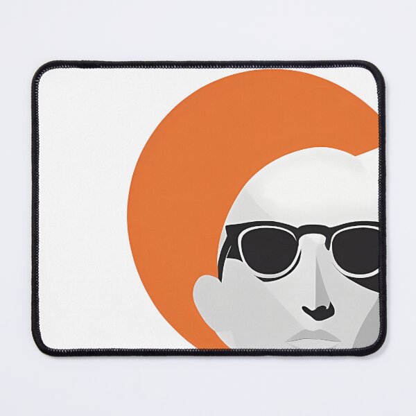 Item preview, Abstract Art Head | Modern Black And Orange Head designed and sold by SparroCreative.