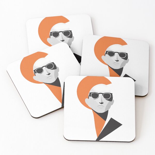 Item preview, Abstract Art Head | Modern Black And Orange Head designed and sold by SparroCreative.