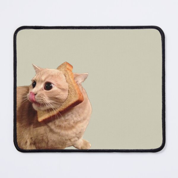 Item preview, Licking bread cat designed and sold by Ratcatdoggg.