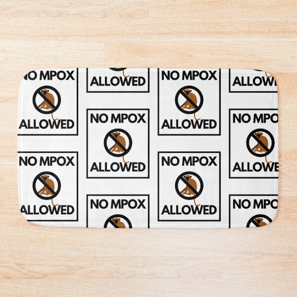 Item preview, No Monkeypox (Mpox) Allowed designed and sold by MiJeDesigns.