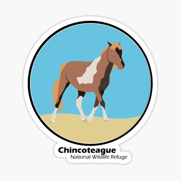 Item preview, Chincoteague Island National Wildlife Refuge Wild Pony Image designed and sold by laughingwillows.
