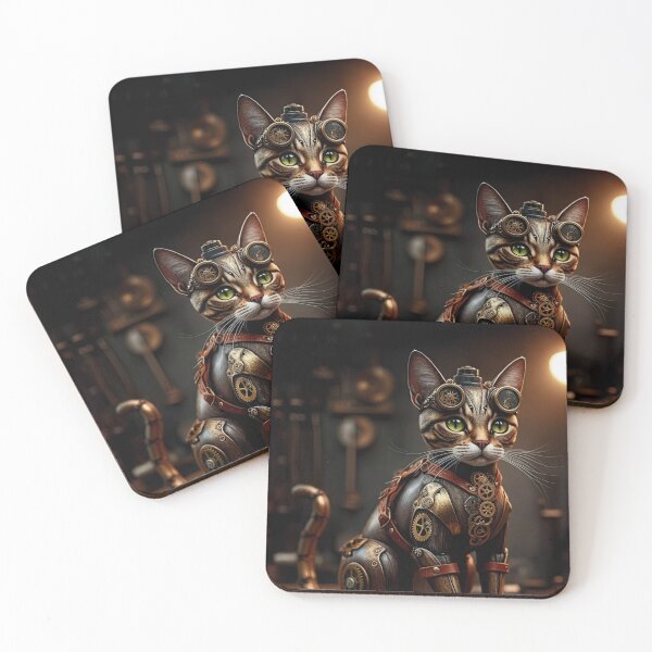 Item preview, Steampunk Cat Chronicles: Futuristic Feline Fantasy designed and sold by jglobal360.