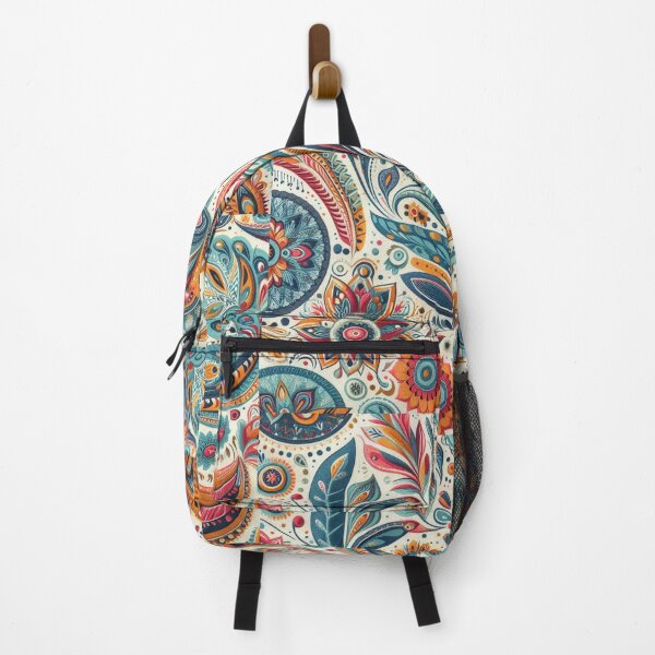 Item preview, Kaleidoscope of Petals Floral Art | Vibrant Paisley Pattern designed and sold by litchick1977.