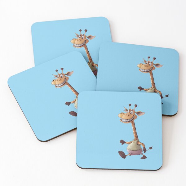 Item preview, A cartoon giraffe with a big smile and a long neck designed and sold by PrintableByZaah.
