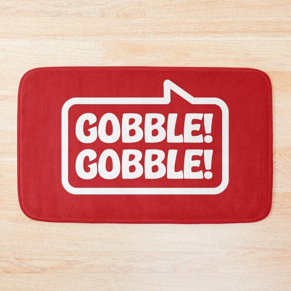 Artikelvorschau, Gobble Gobble! - Sprechendes Shirt (Weiß auf Rot) entworfen und verkauft von Justin Ellis.
