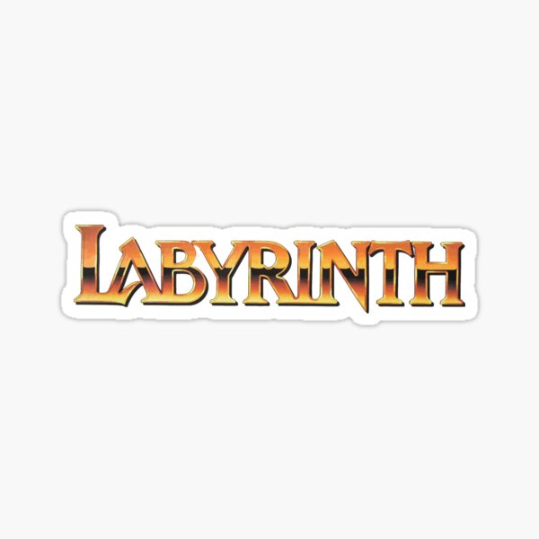 Item preview, Labyrinth Logo designed and sold by PackMan44.