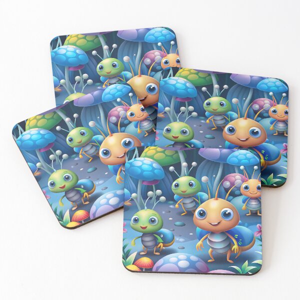Item preview, Magic Ants Walking Through the Enchanted Forest - Seamless Pattern #5 designed and sold by Second Draft Visuals.