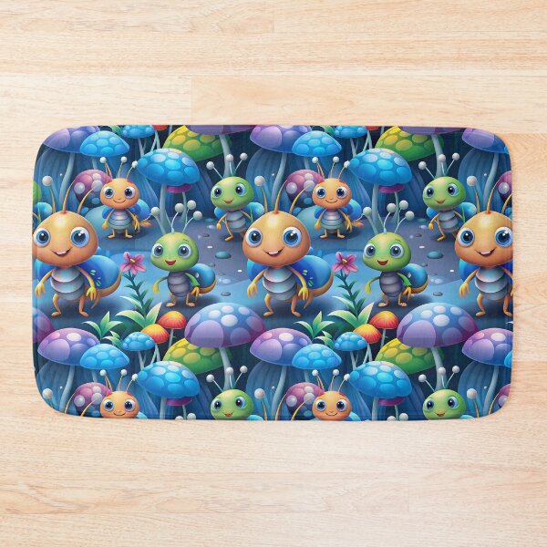 Item preview, Magic Ants Walking Through the Enchanted Forest - Seamless Pattern #5 designed and sold by Second Draft Visuals.