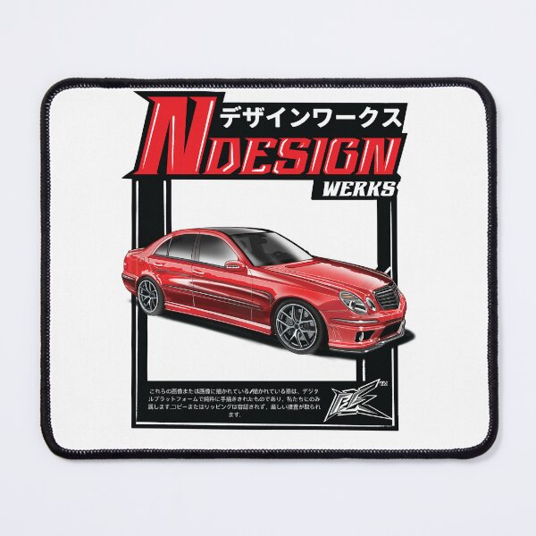 Item preview, w211 e55 german muscle car red designed and sold by NaquashM.