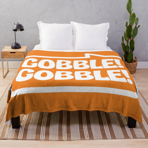 Item preview, Gobble Gobble! - Talking Shirt (White on Orange) designed and sold by Justin Ellis.