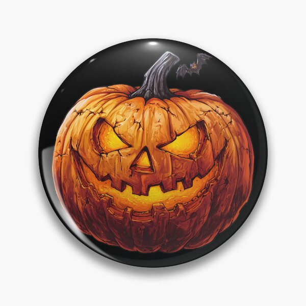 Item preview, Spooky Jack-o-Lantern Pumpkin designed and sold by LarkspurAndTea.