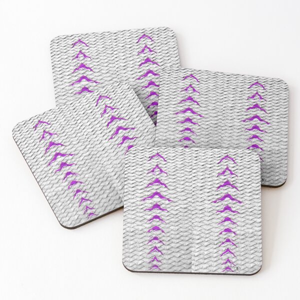 Item preview, White scales with Purple stripes designed and sold by MerrowFins.