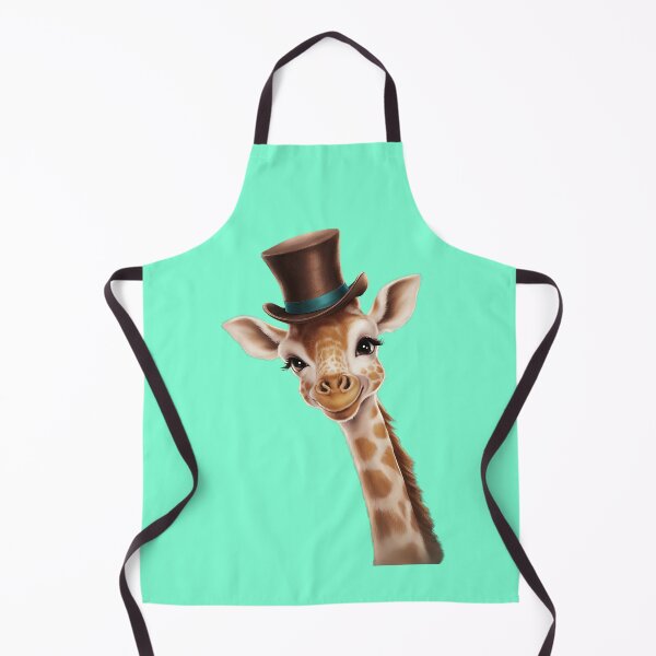 Item preview, A cute giraffe wearing a small, brown top hat designed and sold by PrintableByZaah.