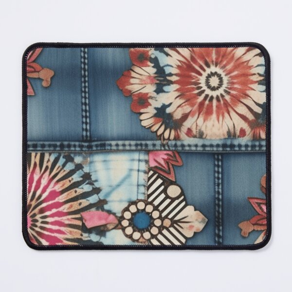 Item preview, Faux denim and tiedye designed and sold by Roxburylane.