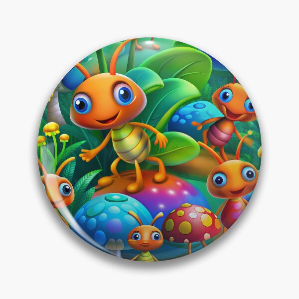 Item preview, Magic Ants Walking Through the Enchanted Forest - Seamless Pattern #6 designed and sold by Second Draft Visuals.