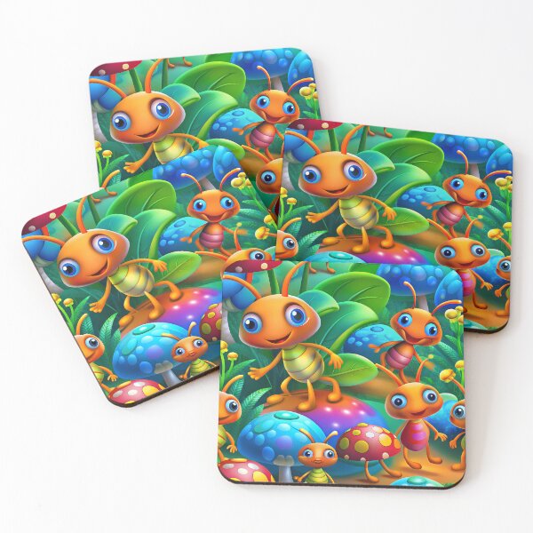 Item preview, Magic Ants Walking Through the Enchanted Forest - Seamless Pattern #6 designed and sold by Second Draft Visuals.