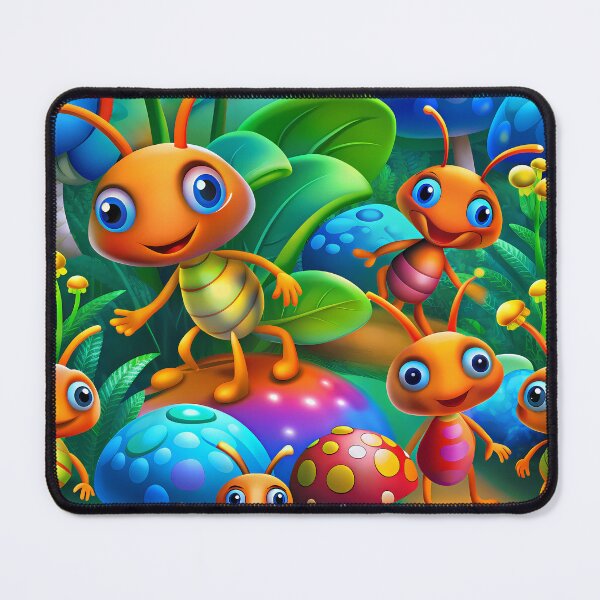 Item preview, Magic Ants Walking Through the Enchanted Forest - Seamless Pattern #6 designed and sold by Second Draft Visuals.
