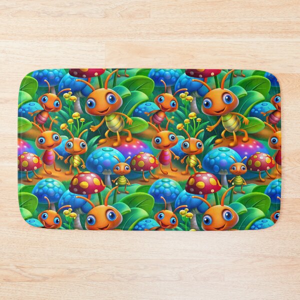 Item preview, Magic Ants Walking Through the Enchanted Forest - Seamless Pattern #6 designed and sold by Second Draft Visuals.