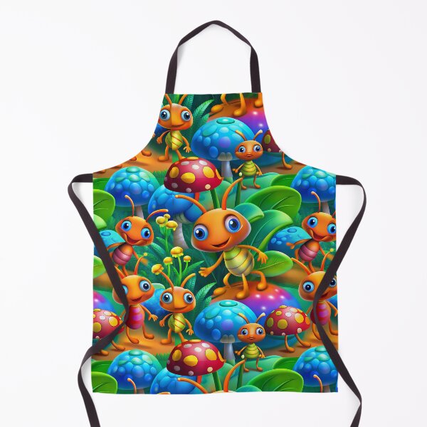 Item preview, Magic Ants Walking Through the Enchanted Forest - Seamless Pattern #6 designed and sold by Second Draft Visuals.