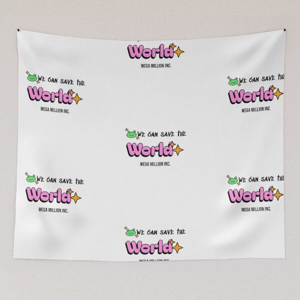 Item preview, We can save the world (frog) T-shirt designed and sold by Akira-closet.