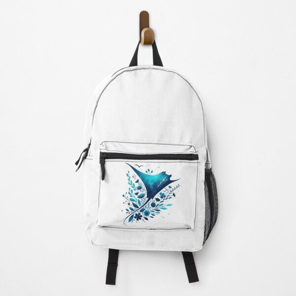 Item preview, Floral Devil Ray Watercolor designed and sold by TomFrontierArt.