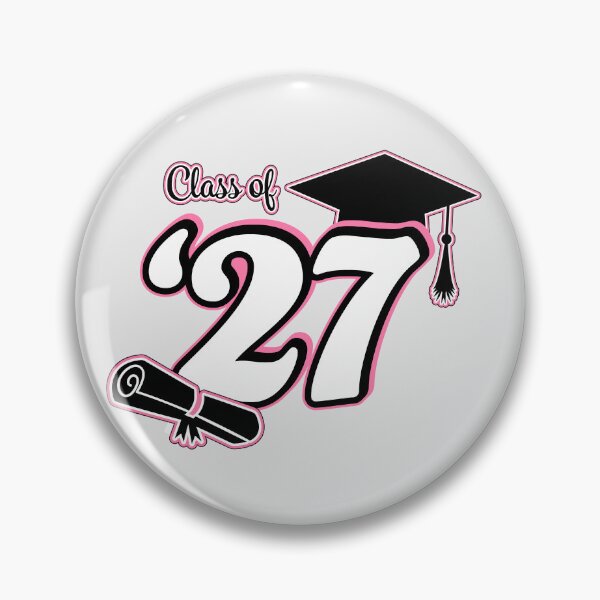 Item preview, Class of 2027 Graduation Design (Pink and Black) designed and sold by SavsSparkleShop.