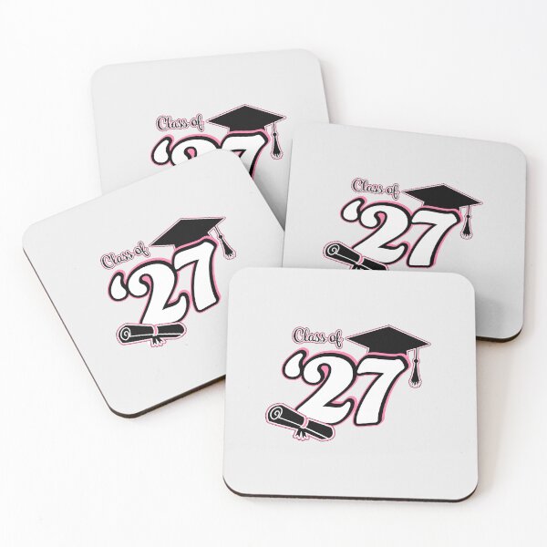 Item preview, Class of 2027 Graduation Design (Pink and Black) designed and sold by SavsSparkleShop.
