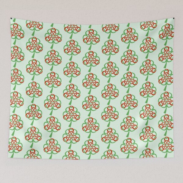 Item preview, Irish Celtic Shamrock Trinity Knot designed and sold by Jeallan Designs.
