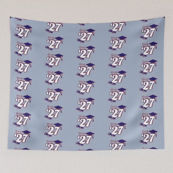 Item preview, Class of 2027 Graduation Design (Orange and Blue) designed and sold by SavsSparkleShop.
