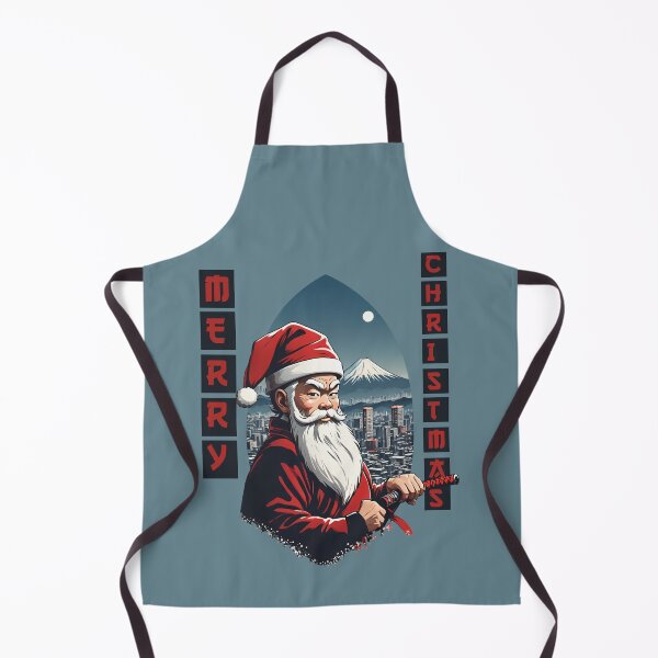 Item preview, Merry Christmas from Santa Shinobi at Mt. Fuji designed and sold by Slick-Waffles.